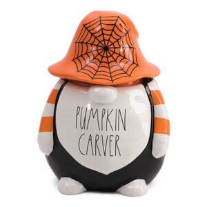 Rae Dunn ~ Pumpkin Carver Gnome Canister